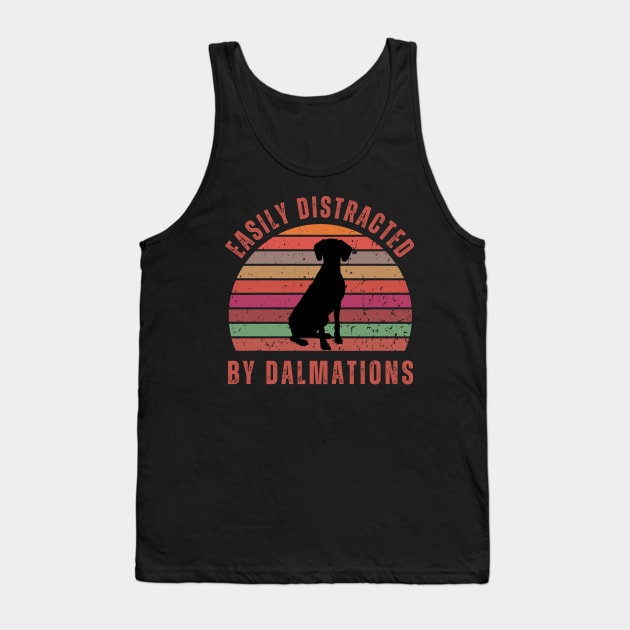 Easily Distracted by Dalmations Tank Top by chimmychupink